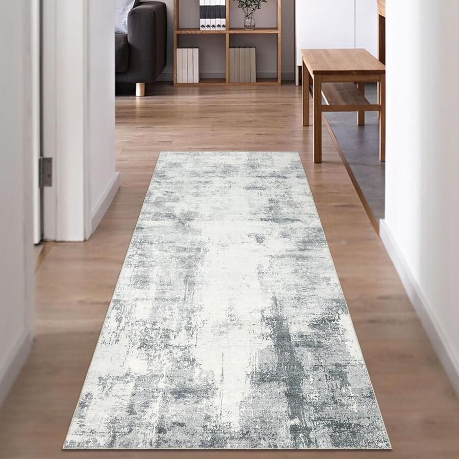 Famibay Tapijtloper Hal Keuken Antislip Wasbaar Tapijtloper Hal Tapijtloper Lange Keuken Tapijtloper voor Entree Hal Keuken Slaapkamer Woonkamer