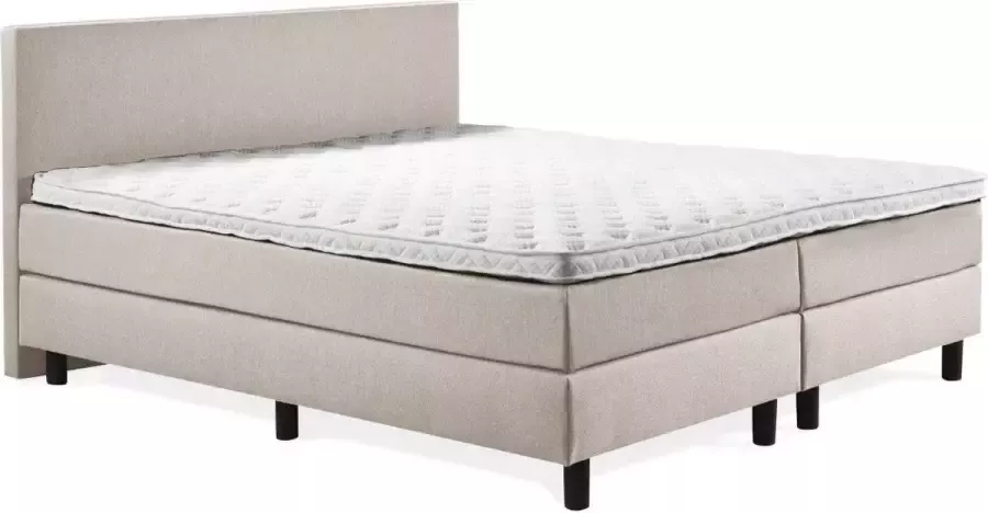 Fargasbedden Boxspring 120x200 incl. thuismontage Complete set met matras Beige