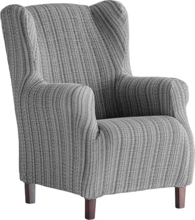 Fauteuil hoes elastische oorfauteuil 33x42x8 cm grijs