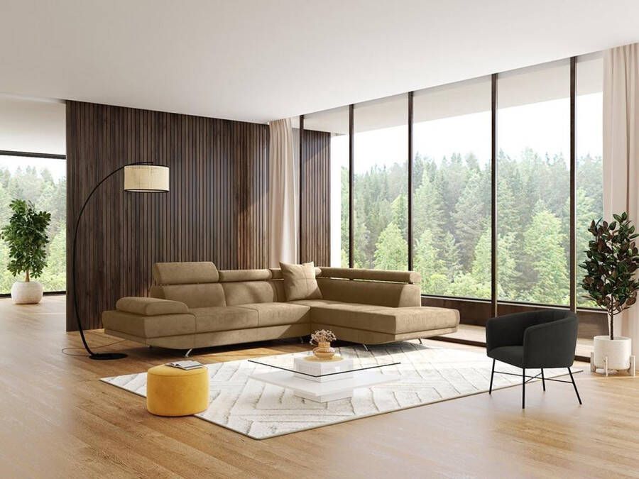 Vente-unique Fauteuil met armleuningen FAKART 100% polyester Zwart L 70 cm x H 74 cm x D 62 cm - Foto 2