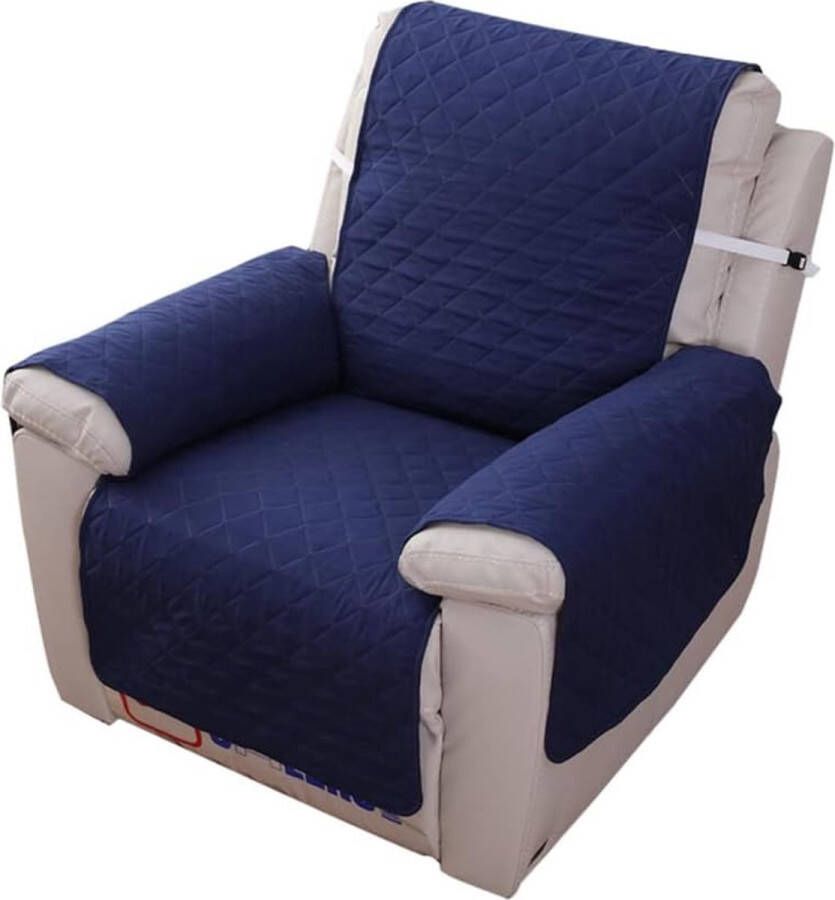 Fauteuil plaids voor stof Recliner Slipcovers Sofa Plaids Blauw