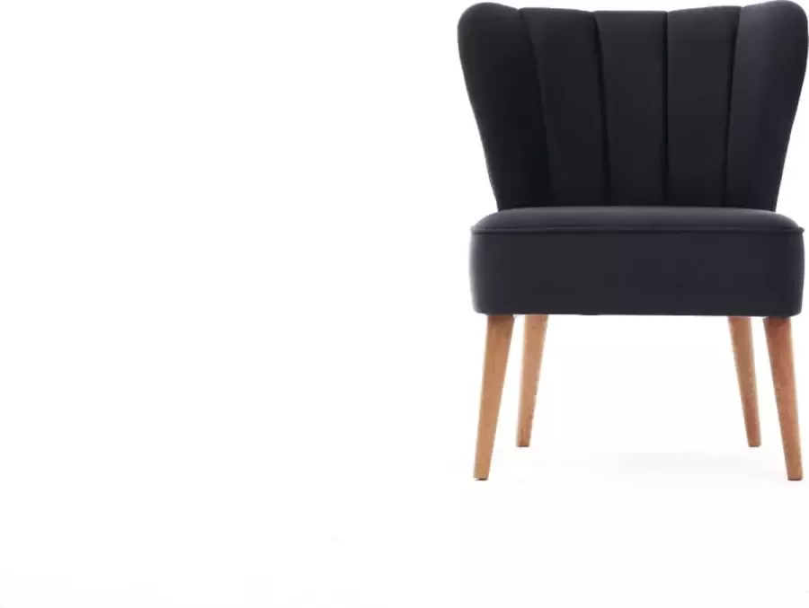 Fauteuil Stijlvolle Layla Antraciet Comfortabel Beukenhout Perfect voor Elk Interieur