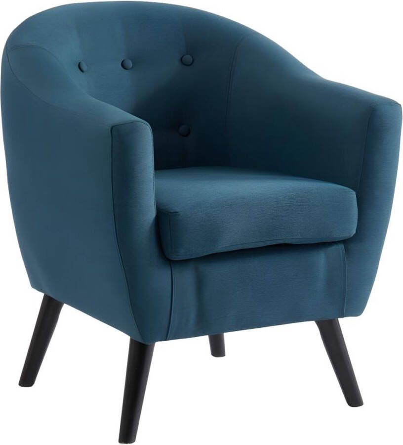 Fauteuil van stof MIOKAS Blauw L 66 cm x H 76 cm x D 70 cm