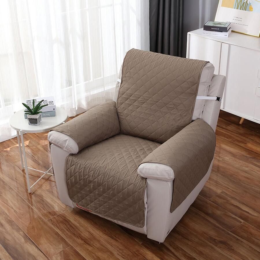 Fauteuilhoes Comfortabele Fauteuilhoes Stof Slipvast Polyester Fauteuil Meubelhoes voor Woonkamer Waterdichte bankhoes Anti-vuile huisdier bank Effen kleur beschermende kussenhoes 55*200CM