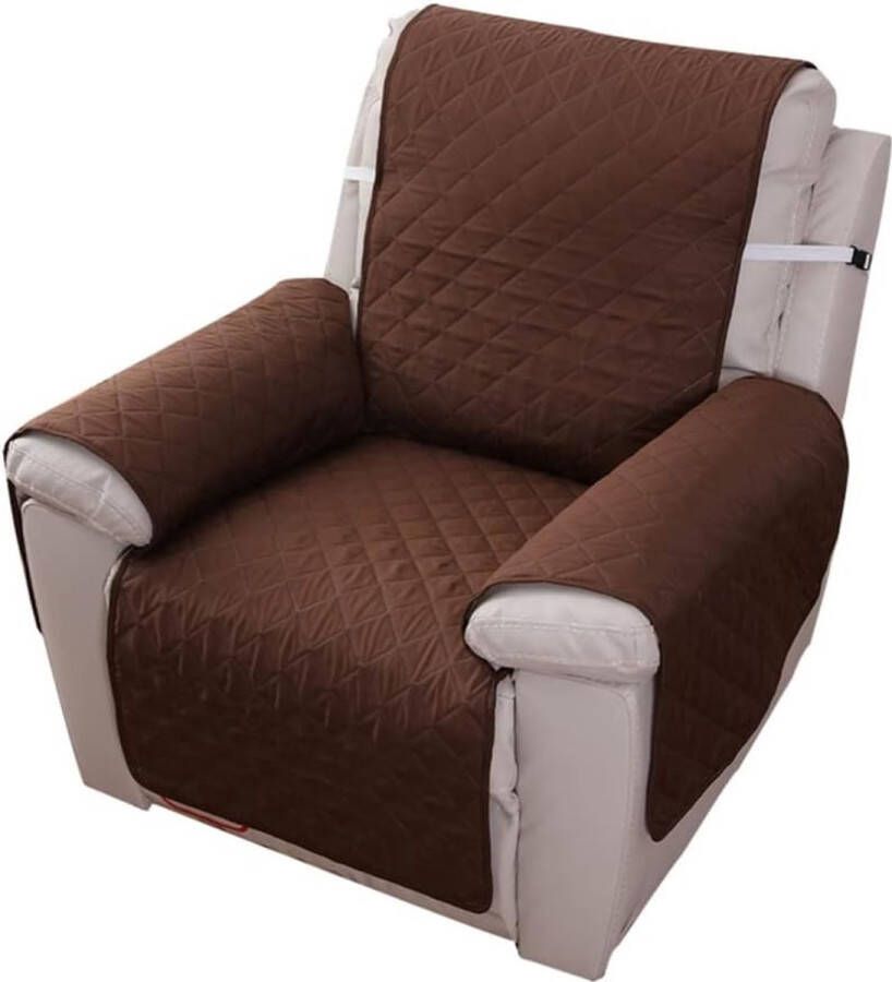 Fauteuilhoezen voor stof fauteuil hoezen bankhoezen bruin
