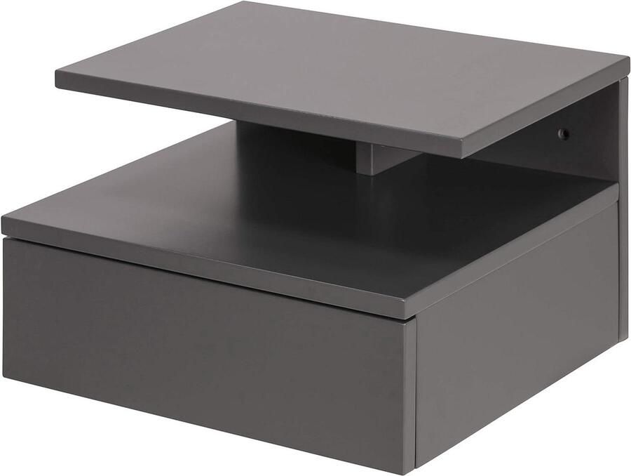 Fia Nachtkastje Lichtgrijs Hout 22 5 x 32 x 35 cm