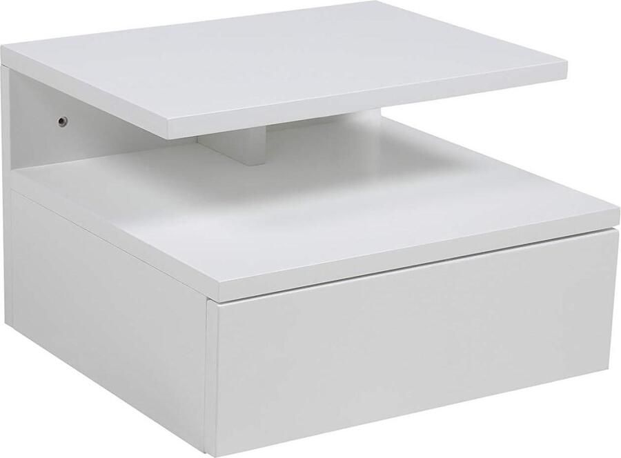 Fia nachtkastje wit MDF h: 225 x w: 32 x l: 35 cm 1 stuk