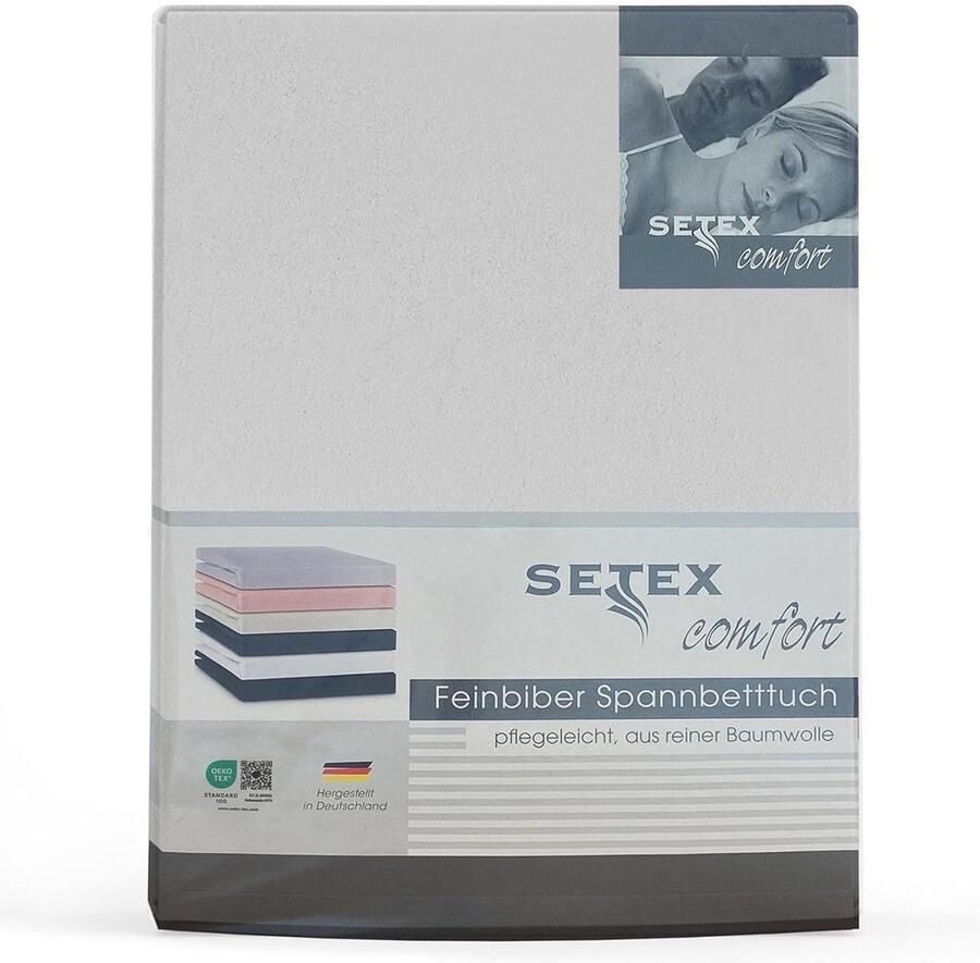 Fijn Flanellen Hoeslaken 90 x 200 cm Zacht en Ademend Katoen Elastisch en Anti-slip Witte Beddengoed voor Comfortabel Slapen Geschikt voor Matrassen tot 23 cm Hoog