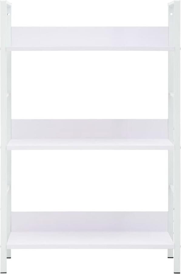 FIONERA Boekenkast met 3 schappen 60x27 6x90 5 cm bewerkt hout wit