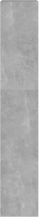 FIONERA Boekenkast kamerscherm 40x30x166 cm betongrijs