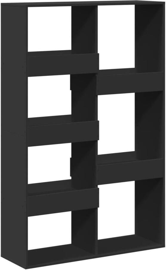 FIONERA Kamerscherm 100x33x155 5 cm bewerkt hout zwart