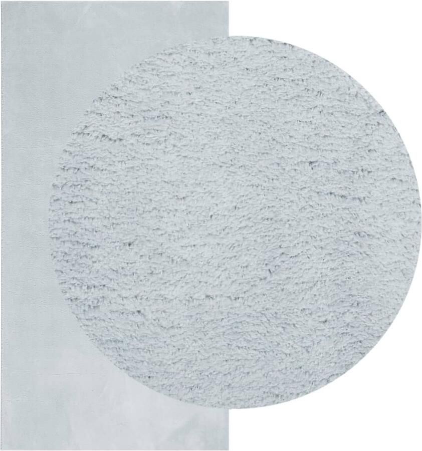 FIONERA Vloerkleed HUARTE laagpolig zacht wasbaar 100x200 cm blauw