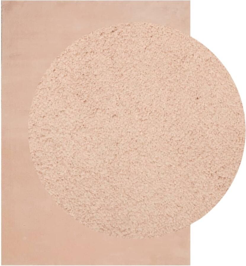 FIONERA Vloerkleed HUARTE laagpolig zacht wasbaar 240x340 cm roze