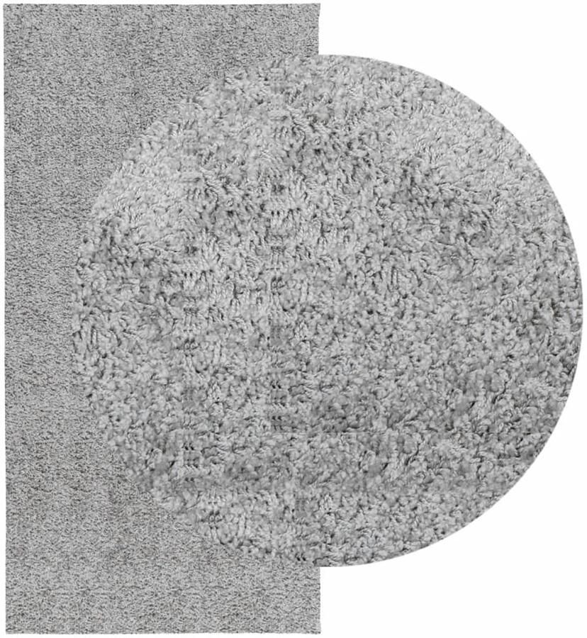 FIONERA Vloerkleed PAMPLONA shaggy hoogpolig modern 100x200 cm grijs