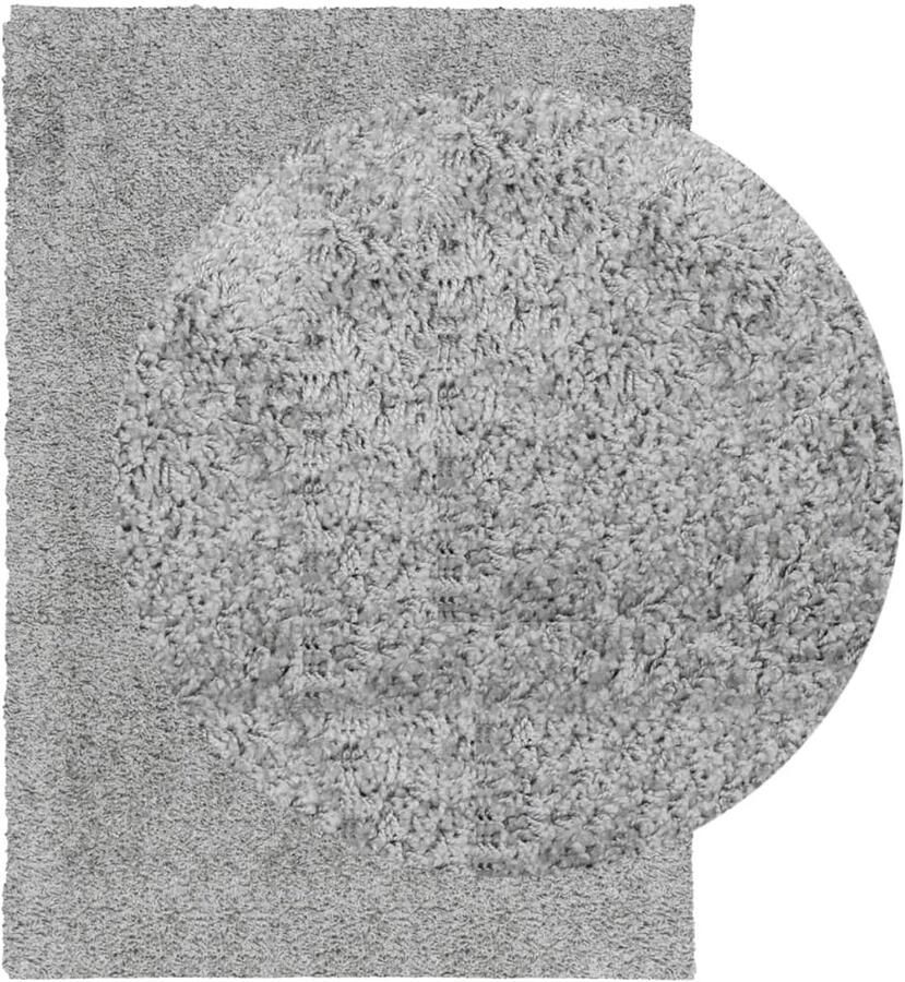 FIONERA Vloerkleed PAMPLONA shaggy hoogpolig modern 120x170 cm grijs