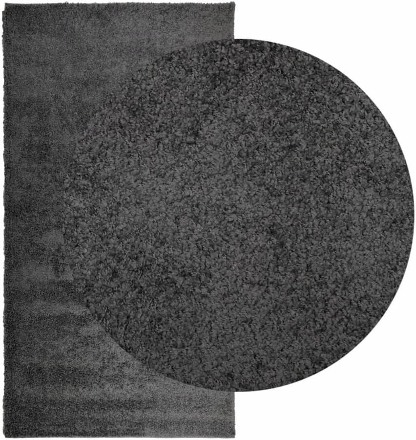 FIONERA Vloerkleed PAMPLONA shaggy hoogpolig modern 80x150 cm antraciet