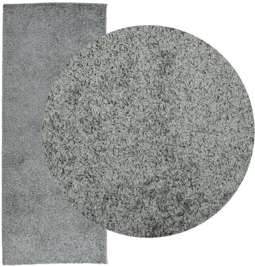 FIONERA Vloerkleed PAMPLONA shaggy hoogpolig modern 80x200 cm groen