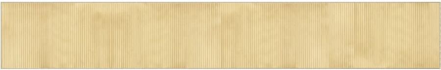 FIONERA Vloerkleed rechthoekig 60x400 cm bamboe lichtnaturel