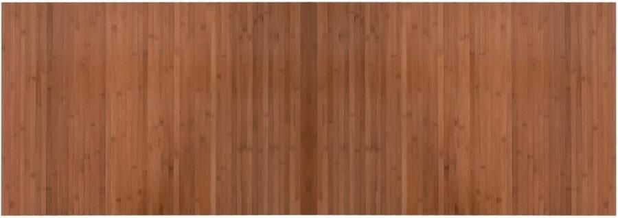 FIONERA Vloerkleed rechthoekig 70x200 cm bamboe bruin