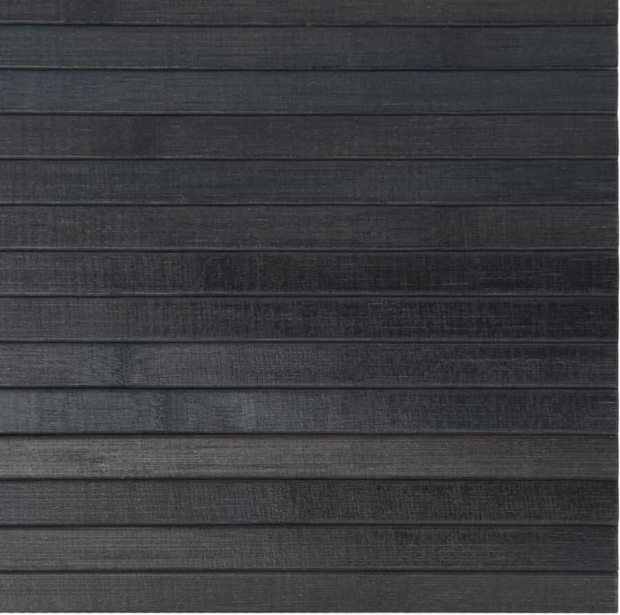 FIONERA Vloerkleed rechthoekig 70x500 cm bamboe grijs