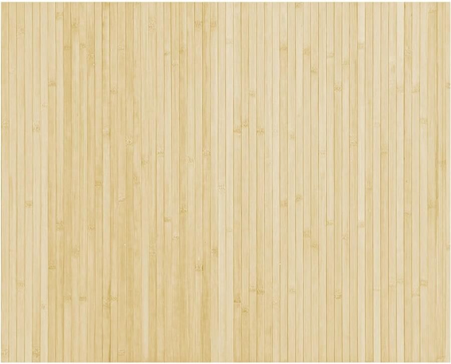 FIONERA Vloerkleed rechthoekig 80x100 cm bamboe lichtnaturel