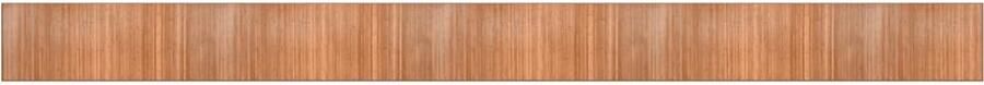FIONERA Vloerkleed rechthoekig 80x1000 cm bamboe naturel