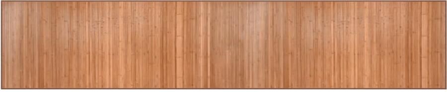 VidaXL Vloerkleed Bamboe 80x400 cm Naturel Bamboetapijt Vloerkleed Naturelle Look Anti Slip Duurzaam - Foto 2