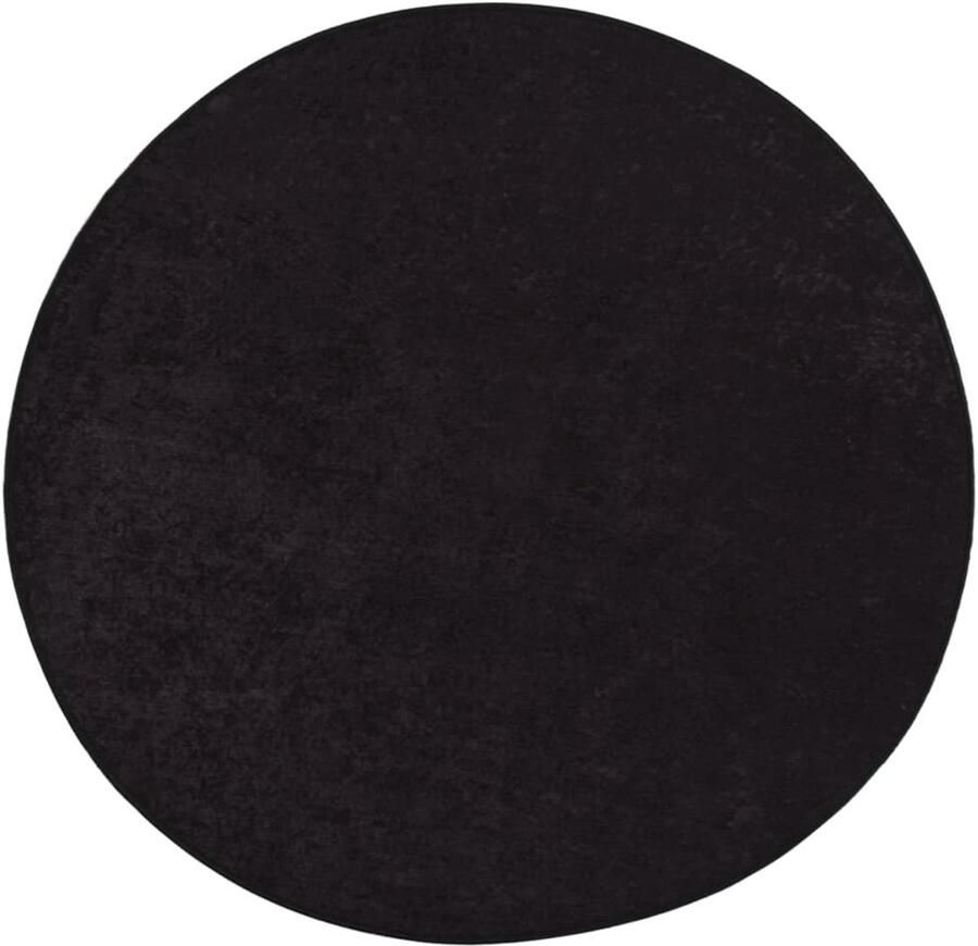FIONERA Vloerkleed wasbaar anti-slip ?120 cm antracietkleurig
