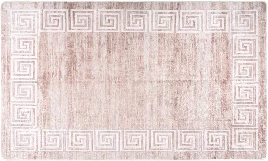 FIONERA Vloerkleed wasbaar anti-slip 120x180 cm beige