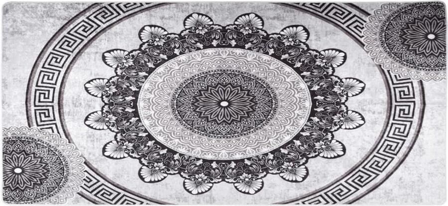 FIONERA Vloerkleed wasbaar anti-slip 80x300 cm meerkleurig