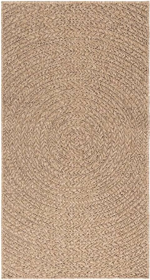 FIONERA Vloerkleed ZIZUR binnen en buiten 80x150 cm jute look