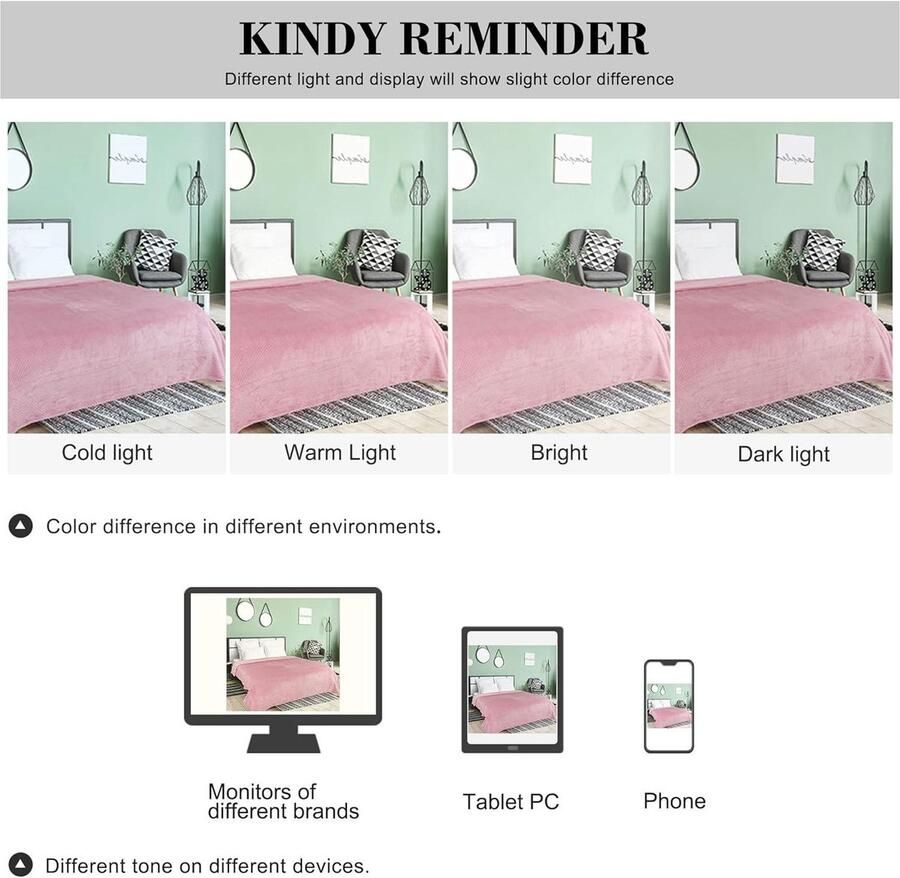 Flanellen deken van zacht en warm materiaal voor bank Lichtgewicht en pluizig