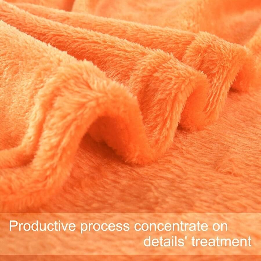 Flanellen Fleece deken Zacht Lichtgewicht en Pluche Microvezel Deken voor Bed of Bank Warm en Comfortabel Meerdere Kleuren Ideaal voor Thuisgebruik