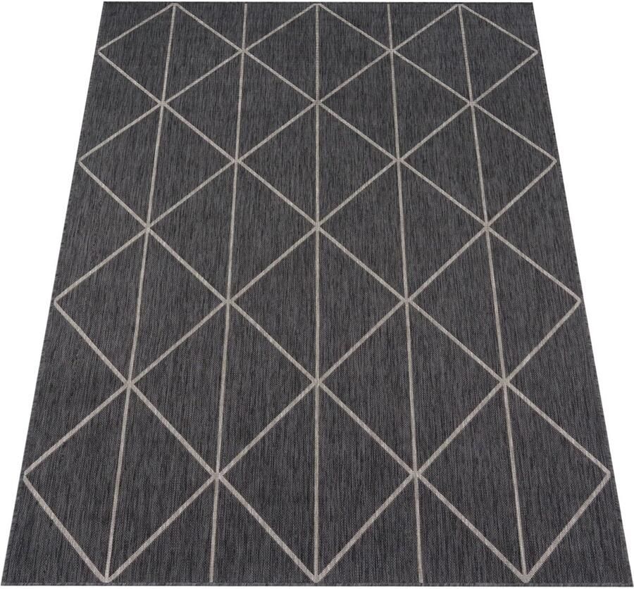 Flat-Weave Outdoor Tapsel-Scandinavische stijl-Duurzaam en gemakkelijke zorg-diamantpatroon