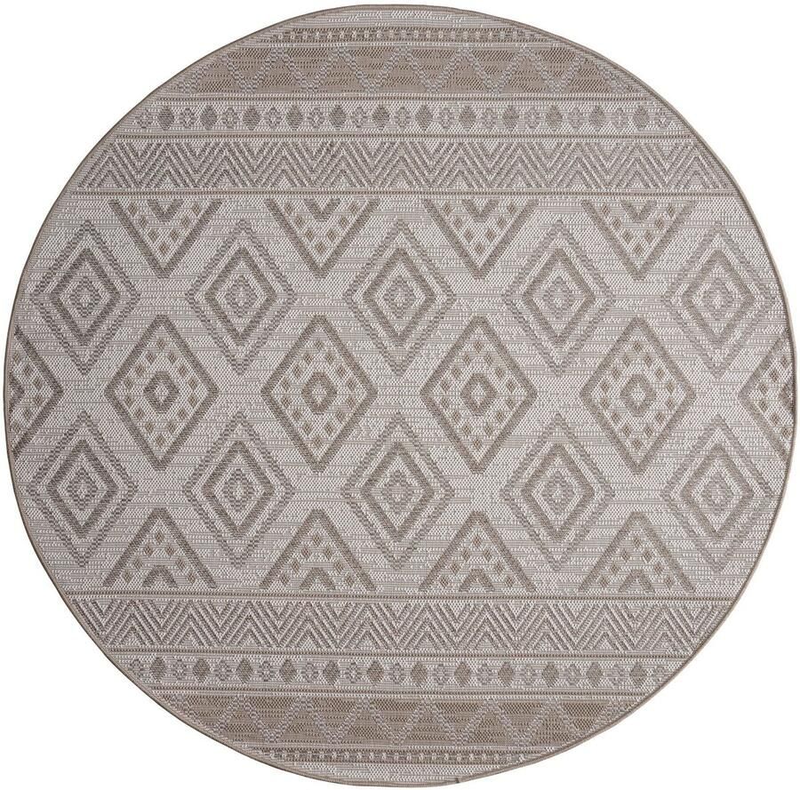 Flat-Weave Rug-Scandinavische stijl-duurzaam-geometrische patronen-binnen buiten
