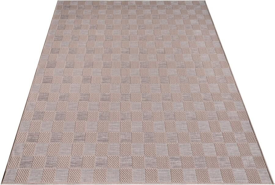 Flat-weave Rug-Scandinavische stijl-Geometrische patronen-Duurzaam polypropyleen-Binnen- en buitengebruik