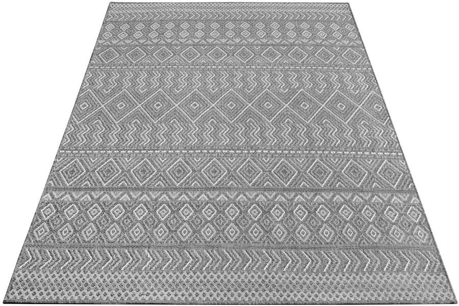 Flat-Weave Rug-Scandinavische stijl-zacht en duurzaam-geometrisch patroon-gebruik binnen buiten