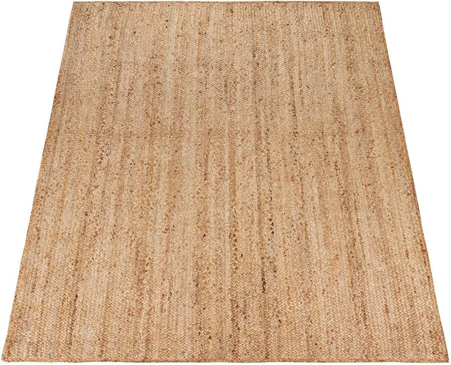 Flatweave Jute Rug Natuurlijke stof Duurzaam Boho -ontwerp Easy Care