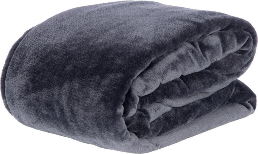 Bolt Edge Fleece Plaid Deluxe Zwarte Fleece Deken 150x200cm Zachte Sprei voor Bank Bed of Woonkamer