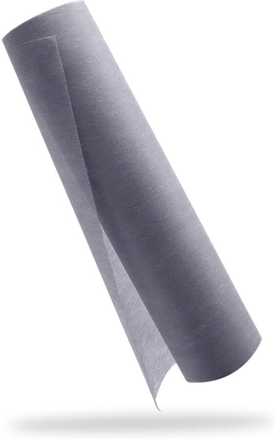 Fleece tafelloper decoratie voor feesten 1 stuk blauw-grijs 30 cm x 25 m