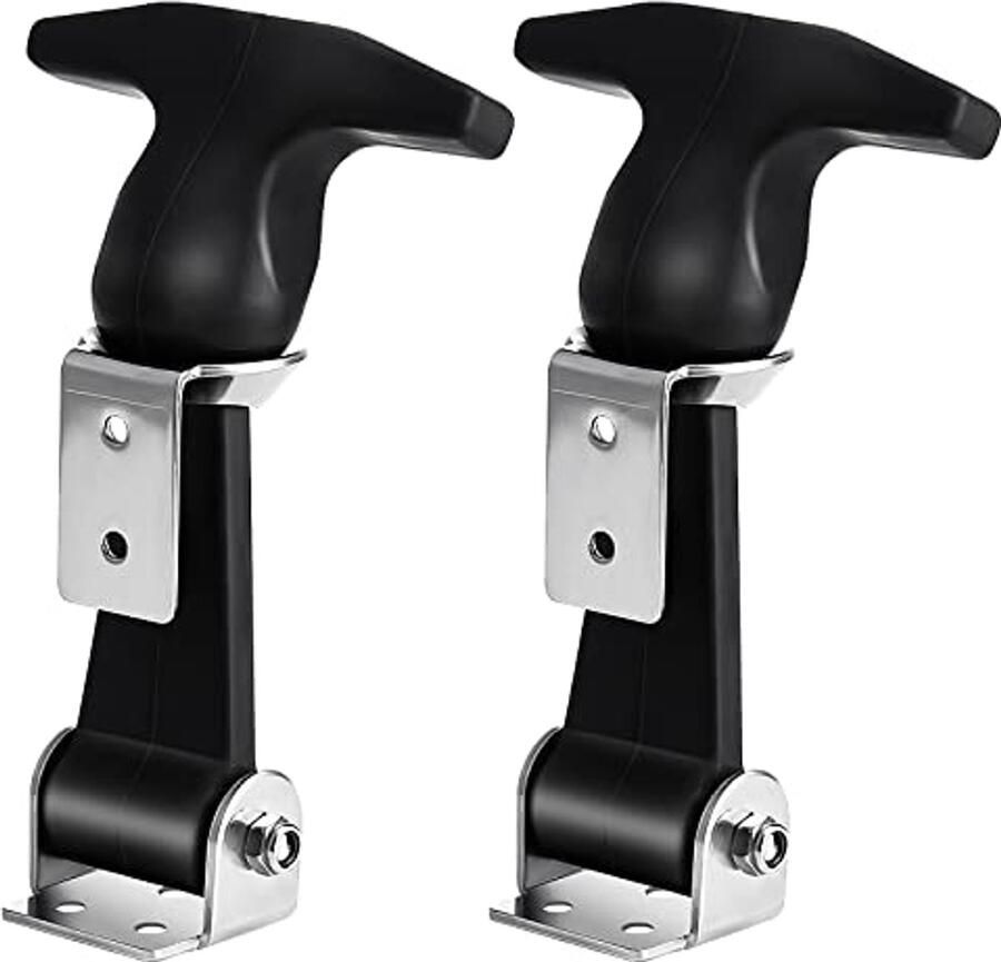 Flexibele T-handgreep Treksnapper voor Motorkap Rubber en Roestvrij Staal