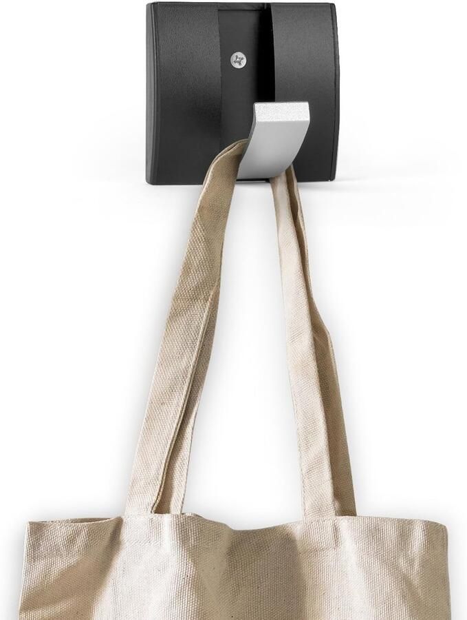 Flintronic 1 kapstokhaak moderne ruimtebesparende opvouwbare kapstok wandkapstok wandhaken zelfklevend & schroeven kapstokhaak voor jassen sjaals handtassen