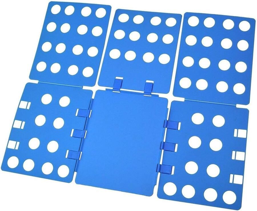 Flip Fold Trui Broek Vouwplank Vouwhulp Vouwplank Kleding Vouwplank Verstelbare Wasvouwplank Shirt Vouwplank (Blauw)