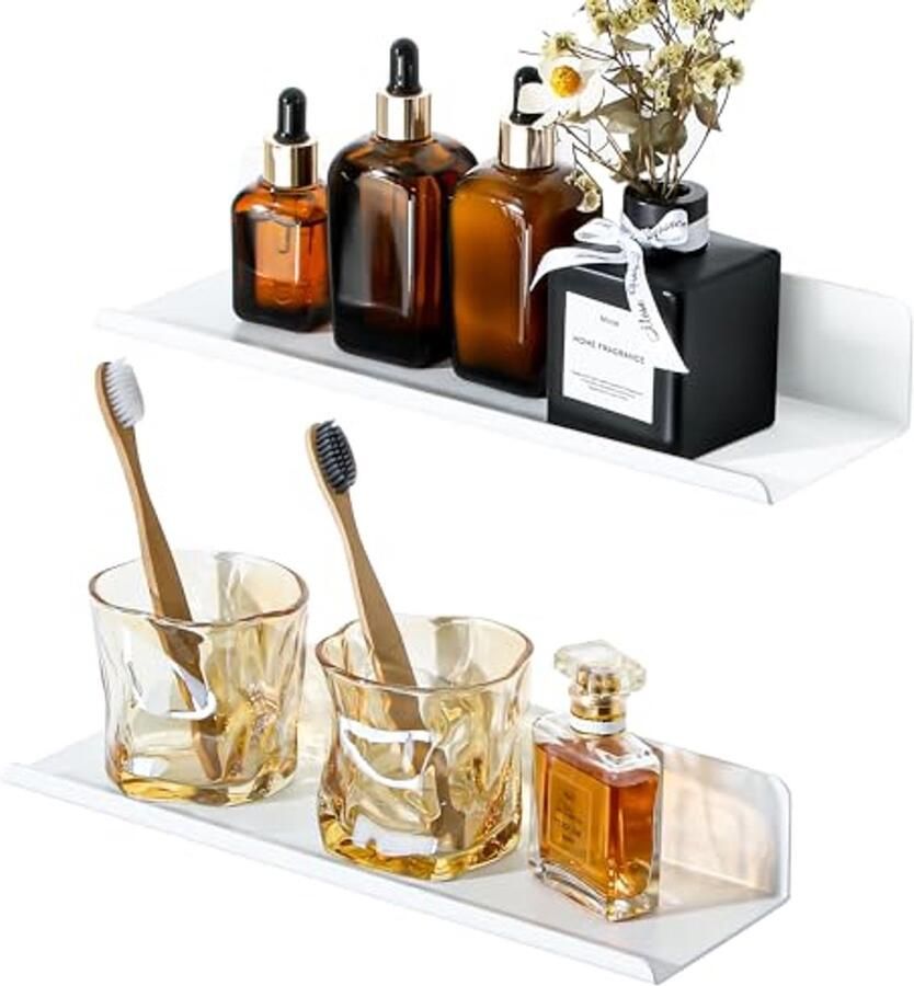 Floating Shelves 30cm Set van 2 Wandplanken voor Woonkamer Slaapkamer Badkamer en Keuken