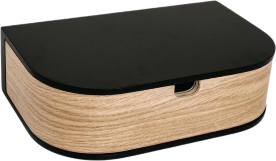 Floating Wandplank met 2 Laden Hangende Wandplank Hout Kleine Wandladen Hangend Zwevende Wandplank met Laden (Zwart Eiken Plank met 1 Lade)