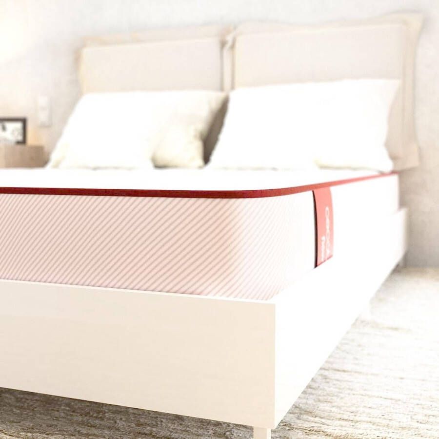 Flow PureVital 1900 visco-elastische matras afmetingen 90 x 200 meerlaags hoogte 21 cm hoge sterkte schuimkern dubbelzijdig voor winter en zomer