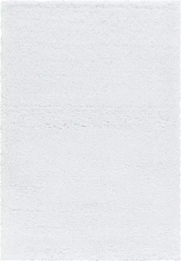 Fluffy Vloerkleed Wit Ø 160cm Rond - Foto 2