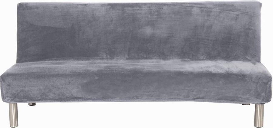 Fluwelen Bankhoes Antislip Geschikt voor Klapbank 3-zits Effen