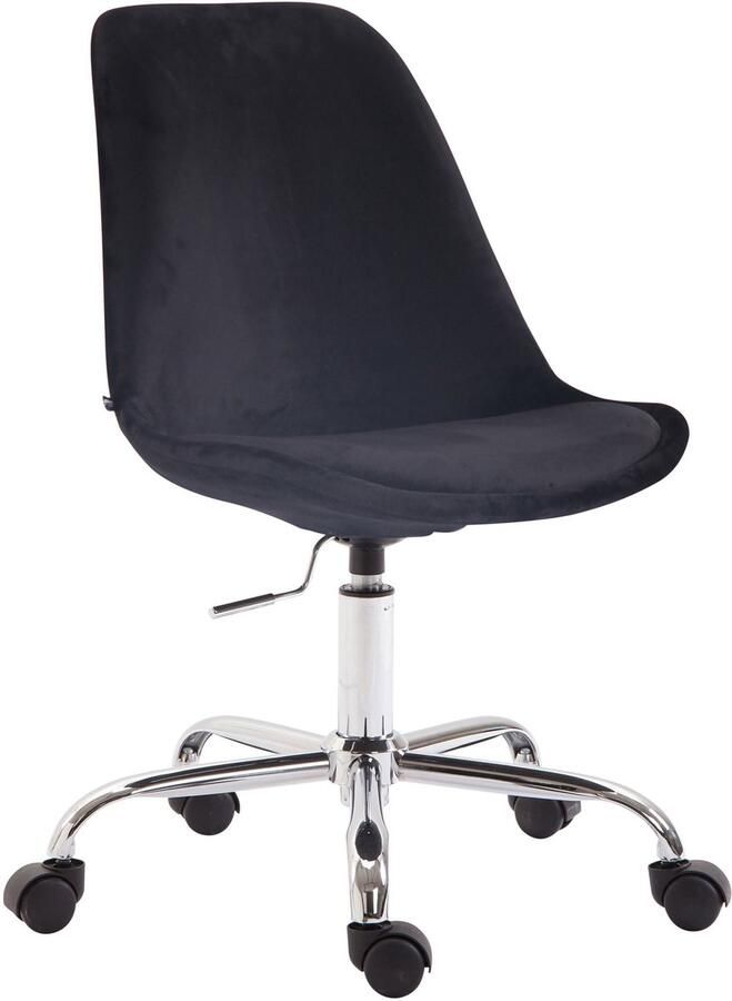 Fluwelen Bureaustoel Ergonomisch Zithoogte Verstelbaar Modern Design