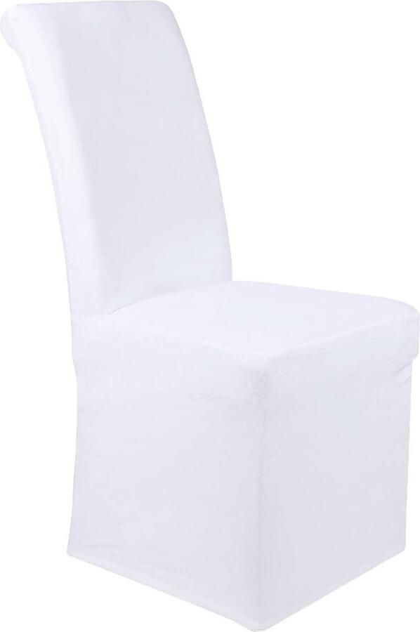 Fluwelen Eetkamer Stoelhoezen Set van 2 Wasbare en Rekbare Hoezen voor Comfort en Stijl